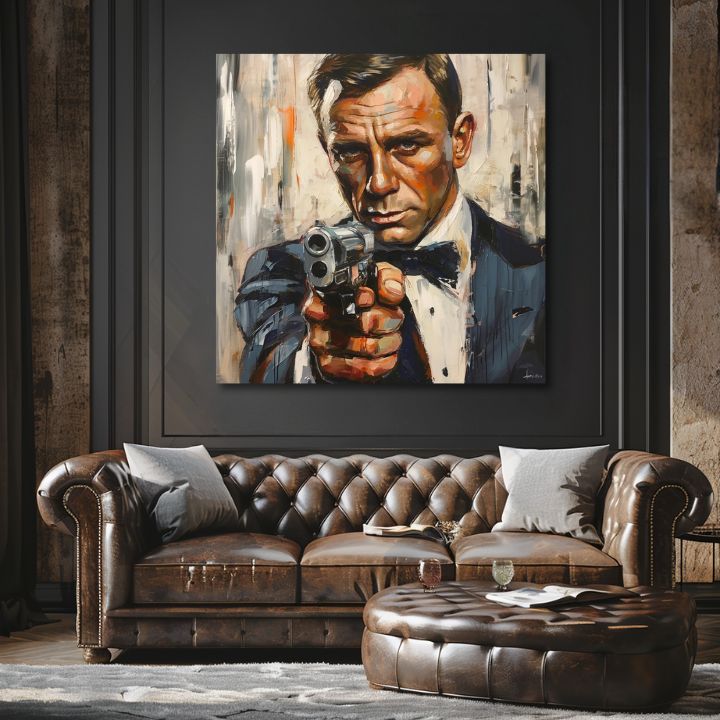 Obrázek JAMES BOND - Nebezpečná elegance | 100% originální akrylová barva