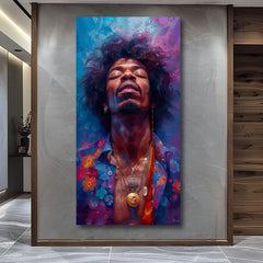 Obrázek JIMI HENDRIX - Exploze harmonie | 100% originální akrylová barva