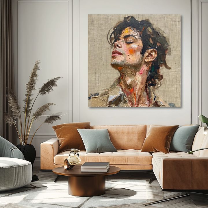 Obrázek MICHAEL JACKSON - Melody of passion | 100% originální akrylová barva