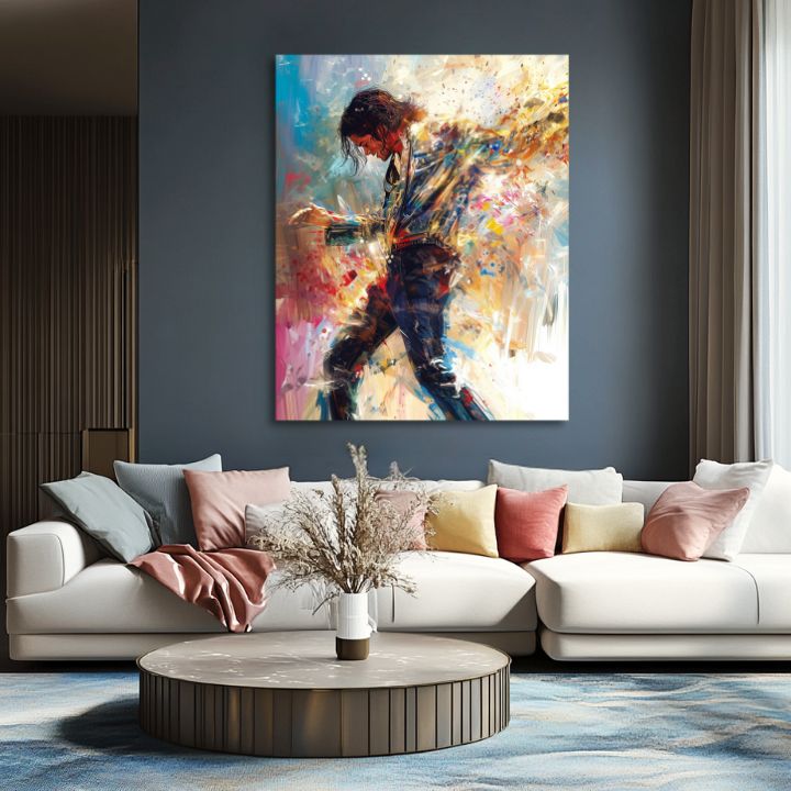 Obrázek MICHAEL JACKSON - Taneční energie | 100% originální akrylová barva