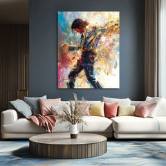 Obrázek MICHAEL JACKSON - Taneční energie | 100% originální akrylová barva