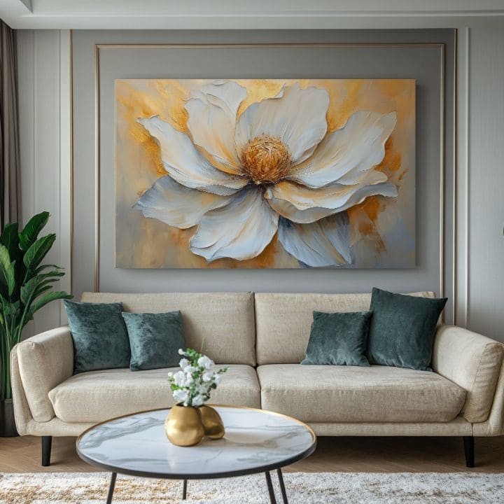 Obraz Aurin golden touch | 100% originální akrylová barva