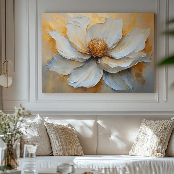 Obraz Aurin golden touch | 100% originální akrylová barva