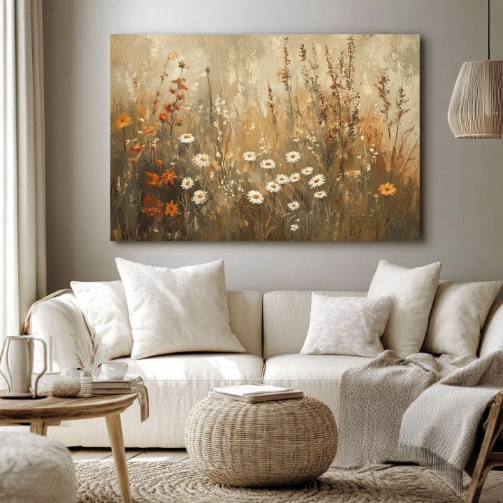 Harmonie rustikální elegance | 100% originální akrylová barva