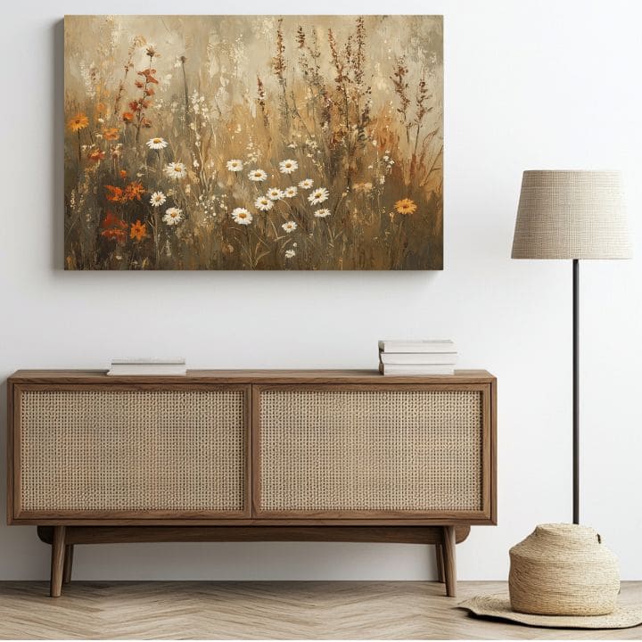 Harmonie rustikální elegance | 100% originální akrylová barva