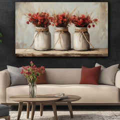 Rustikální krása v porcelánu | 100% originální akrylová barva