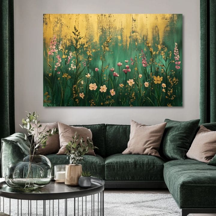 Zlaté okamžiky přírody | 100% originální akrylová barva