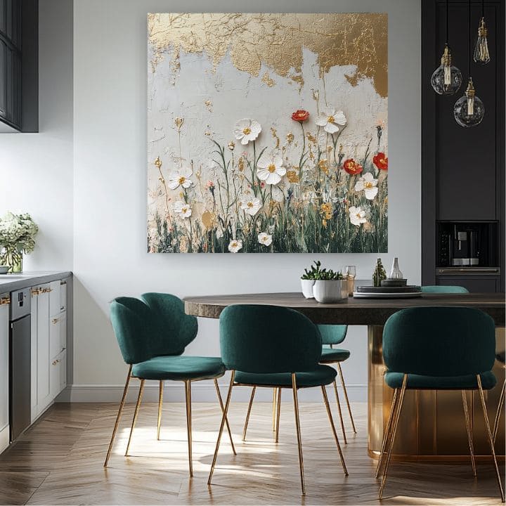 Malba zlatý dotek přírody | 100% originální akrylová barva