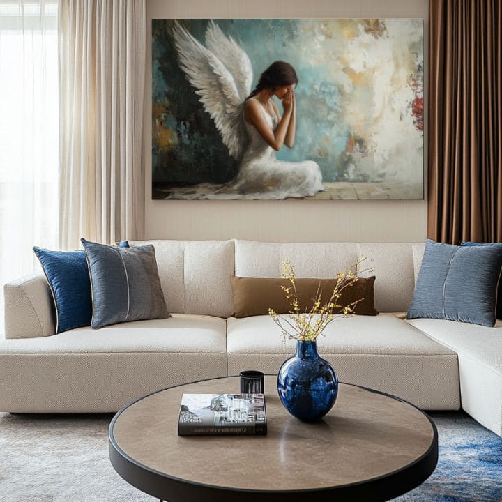 Obrazy andělů Odpuštění | 100% originální akrylová barva