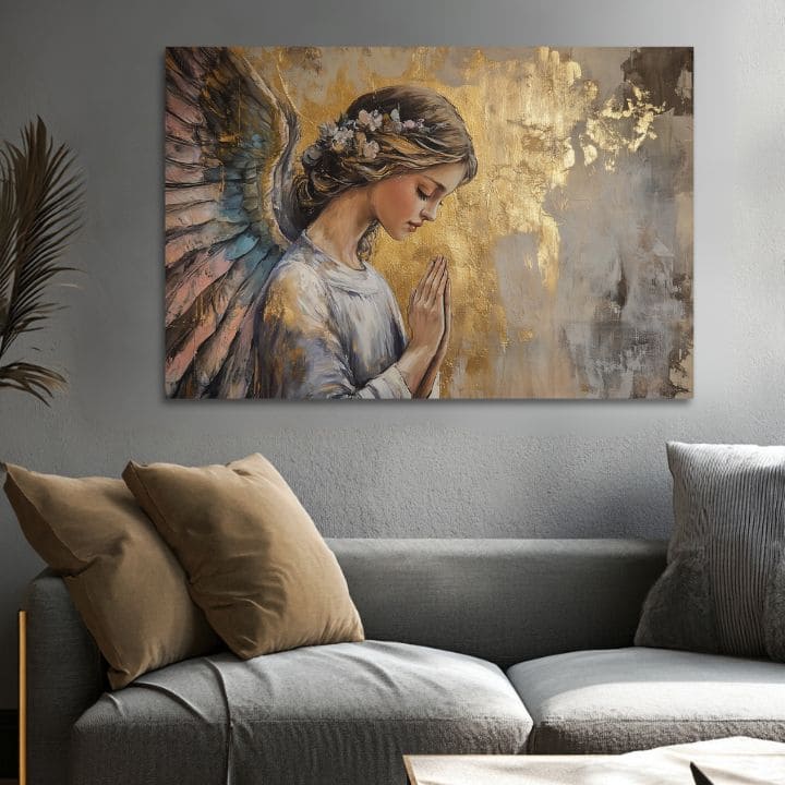 Obrazy andělů Nebeská radost | 100% originální akrylová barva