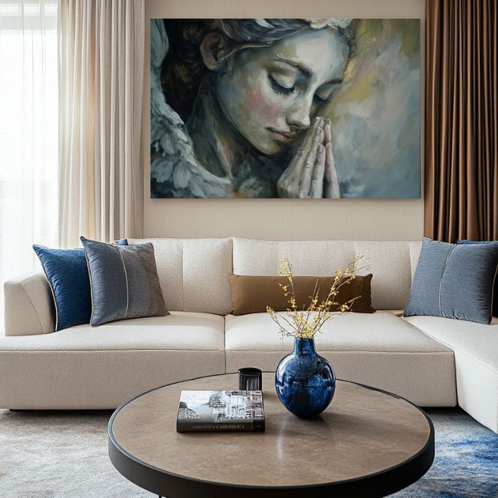 Obrazy andělů Křehká stvoření | 100% originální akrylová barva