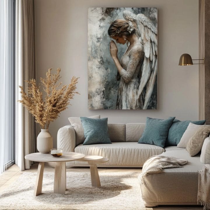 Obrazy andělů Mírová duše | 100% originální akrylová barva