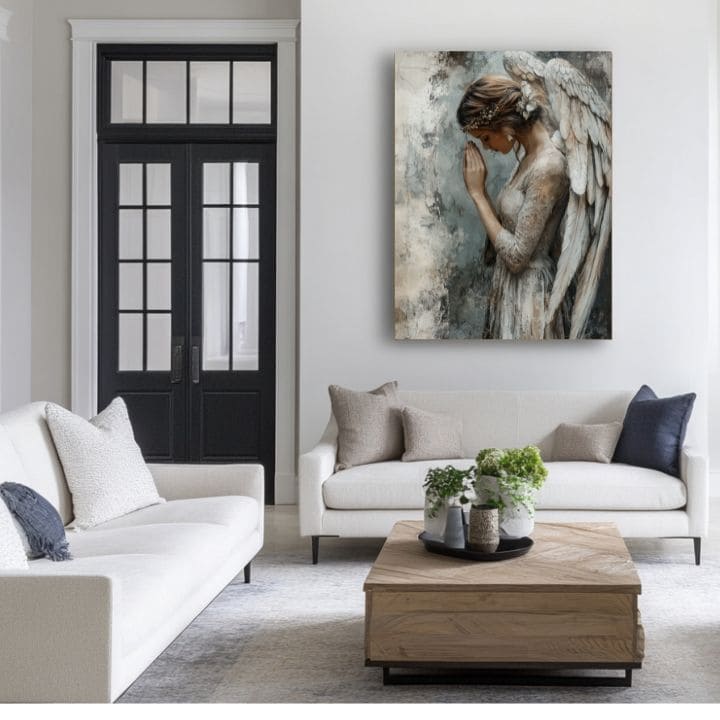 Obrazy andělů Mírová duše | 100% originální akrylová barva