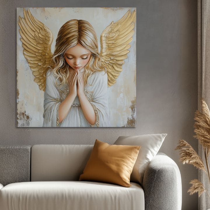 Obrazy andělů Nebeská harmonie | 100% originální akrylová barva