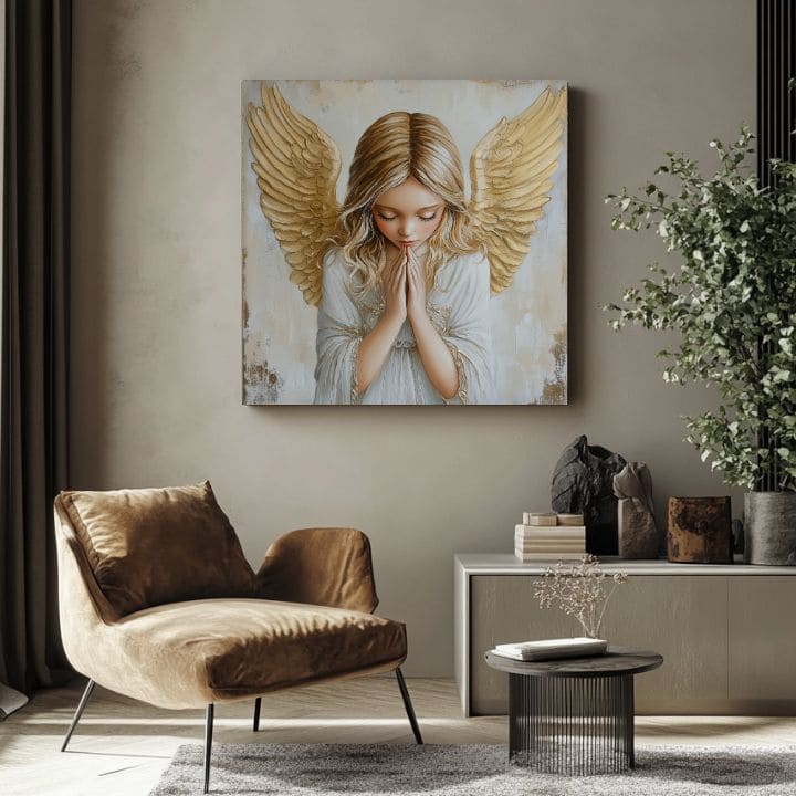 Obrazy andělů Nebeská harmonie | 100% originální akrylová barva