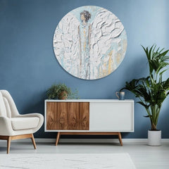 Kulaté obrazy s akrylem Whisper of Love