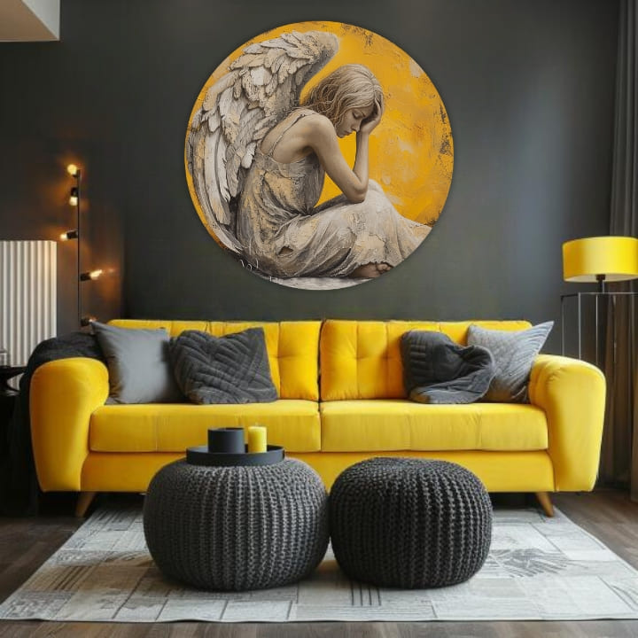 Kulaté malby akrylovými Křídly míru