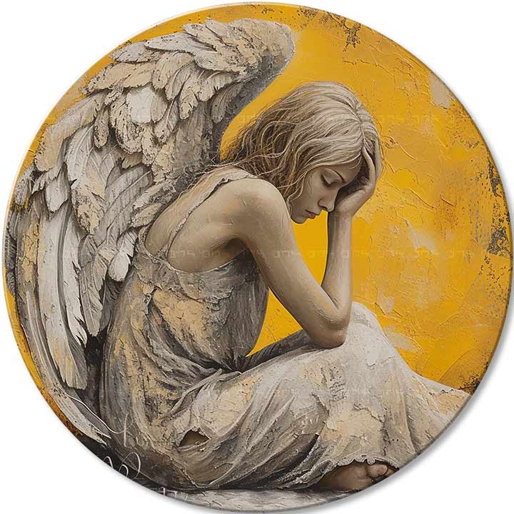 Kulaté malby akrylovými Křídly míru