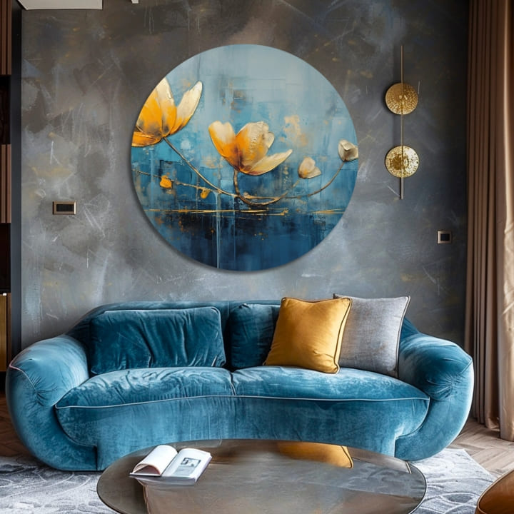 Kulaté malby akrylem Příběh království