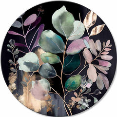 Kulaté obrazy s akrylem Noční život