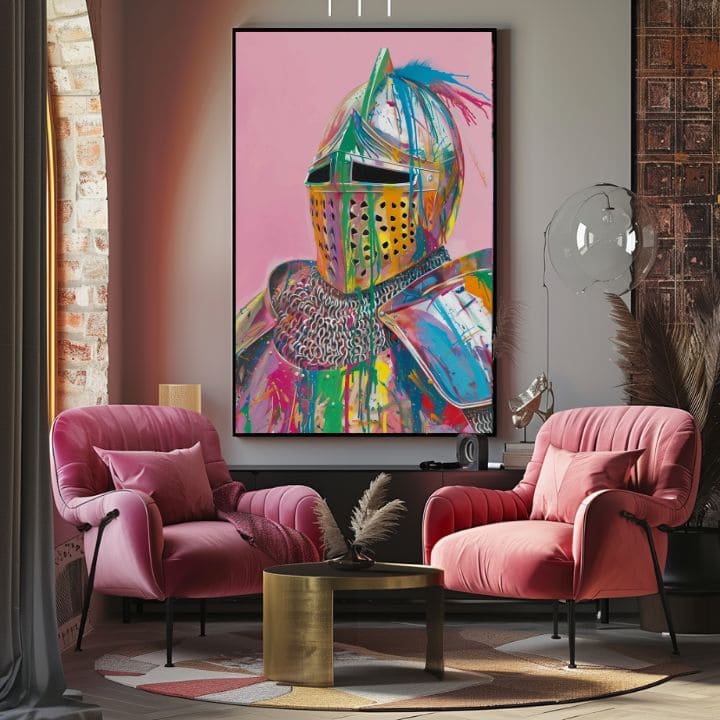 Obrázek VIVID KNIGHT na plátně | Akrylové detaily