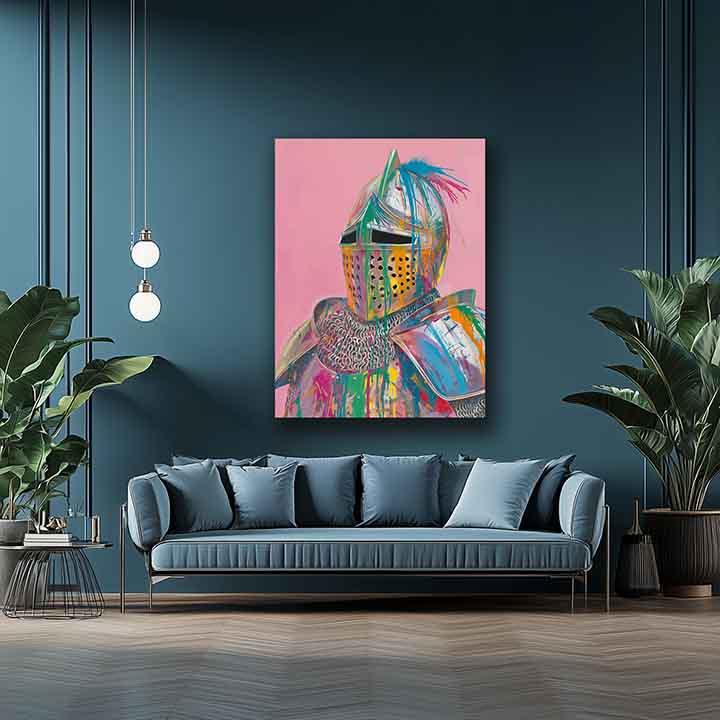 Obrázek VIVID KNIGHT na plátně | Akrylové detaily