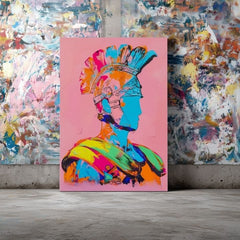 Obrázek MODERN GLADIATOR na plátně | Malovaná struktura