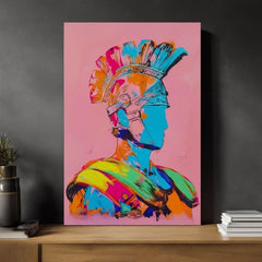 Obrázek MODERN GLADIATOR na plátně | Malovaná struktura