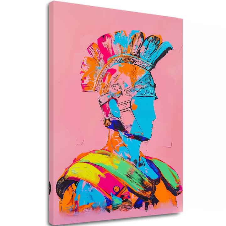 Obrázek MODERN GLADIATOR na plátně | Malovaná struktura