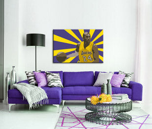 Ručně malovaný obraz POP Art Koby Bryant 1 kus Bryant