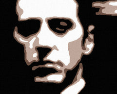 Ručně malovaný POP ART obraz GODFATHER 120x80 cm