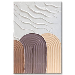 Malovaný obraz se strukturou - Ráno na Mount Everestu