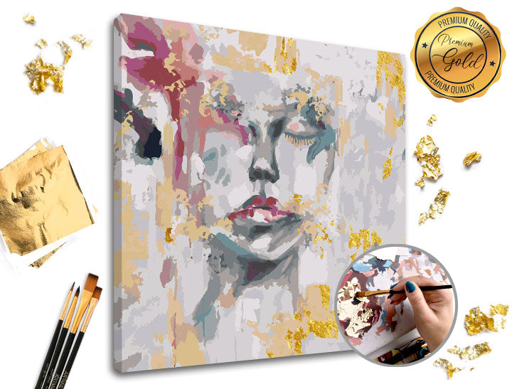 Malování podle čísel PREMIUM GOLD