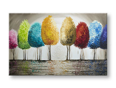 Malovaná nástěnná malba STROMY 1 díl YOBAM039E1