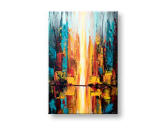 Malovaná nástěnná malba ABSTRAKT 1 díl YOBATAB002E1