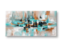 Malovaná nástěnná malba ABSTRAKT 1 díl YOBATAB009E1