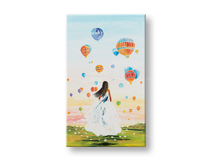 Malovaná nástěnná malba ŽENA 1 díl YOBATLN008E1