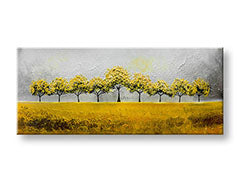 Ručně malovaný nástěnný obraz STROMY 1 kus YOBAM017E1