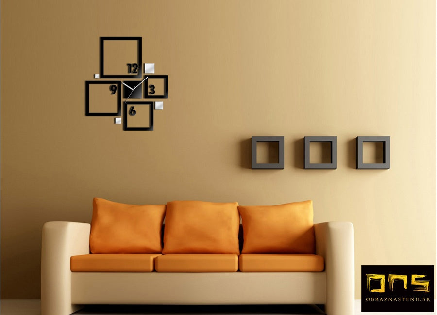 Moderní nástěnné hodiny QUADRAT  NH006