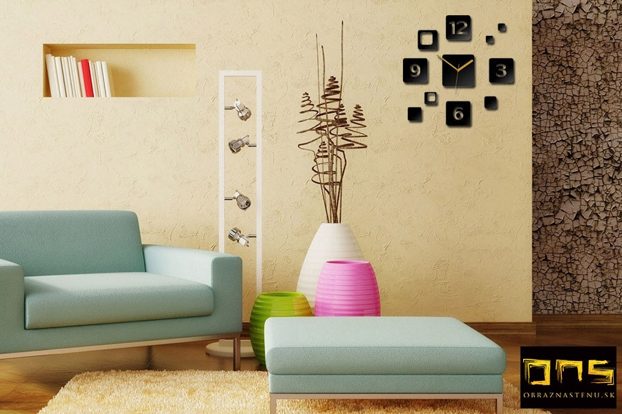 Moderní nástěnné hodiny SQUARE  NH012