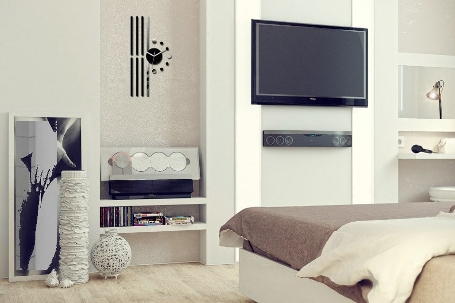 Moderní nástěnné hodiny LINE NH020