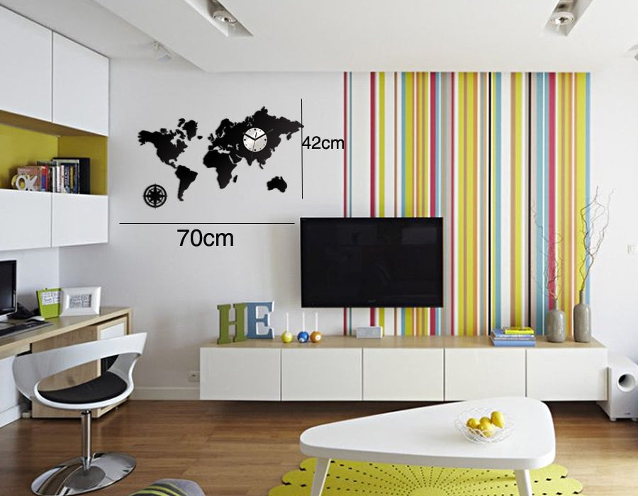 Moderní nástěnné hodiny WORLD NH021