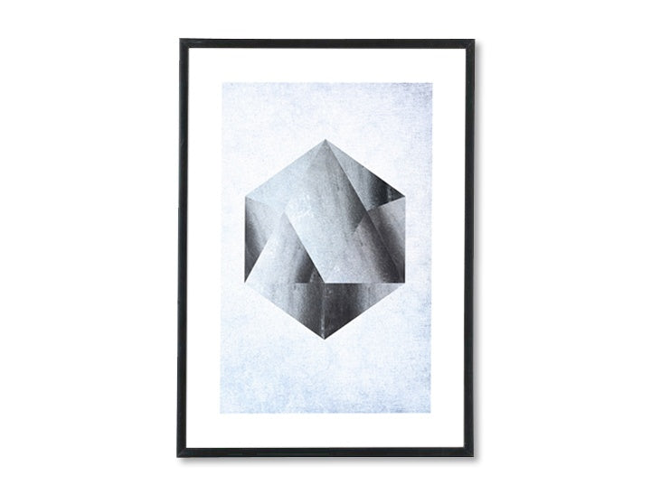 Detailní náhled kompozice abstraktního geometrického tvaru Papilora.