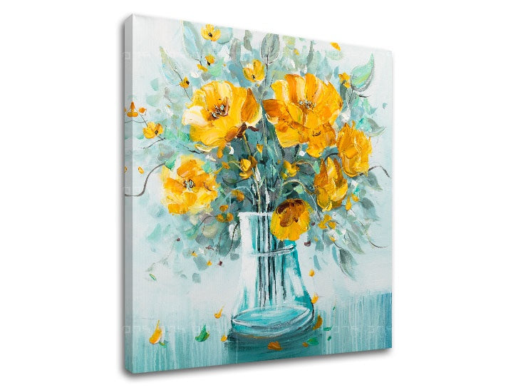 Obraz na plátně KVĚTINY VE VÁZE 1 díl XOBCH1857WE1
