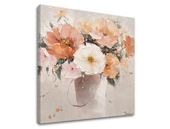 Obraz na plátně KVĚTINY VE VÁZE 1 díl XOBCH1943WE1