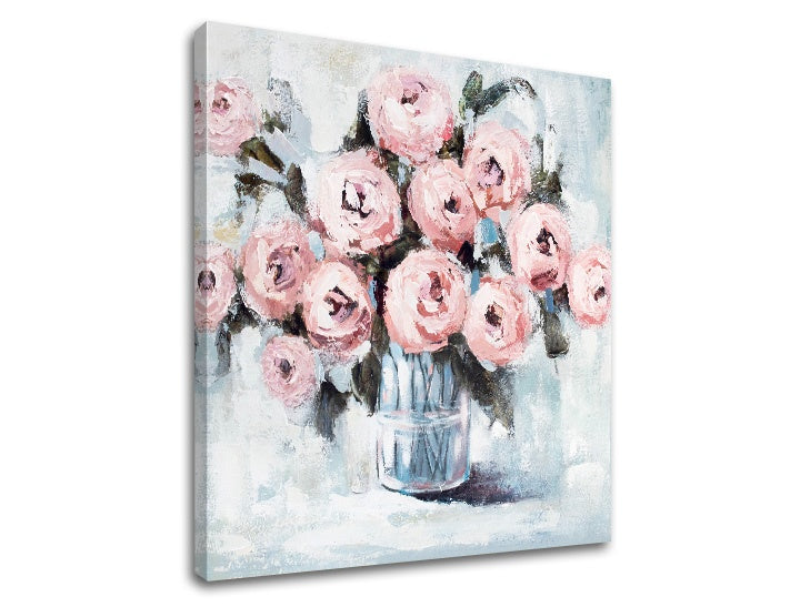 Obraz na plátně KVĚTINY VE VÁZE 1 díl XOBCH1946HE1