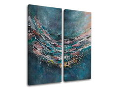 Obraz na plátně ABSTRAKT 2 části XOBCHAB042