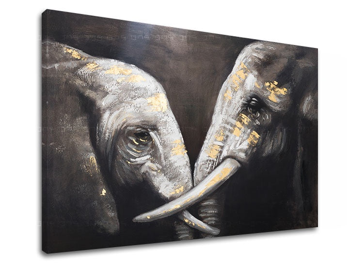 Obraz na plátně SLONY 1 díl XOBCHAN083