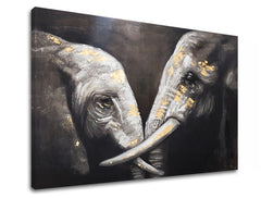 Obraz na plátně SLONY 1 díl XOBCHAN083