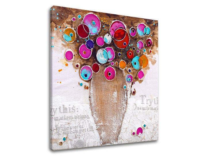 Obraz na plátně VÁZA S KVĚTINAMI 1 díl XOBCHZH4661E1